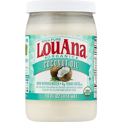 LouAna Coconut Oil Organic Pure - 14 Fl. Oz. - Image 1