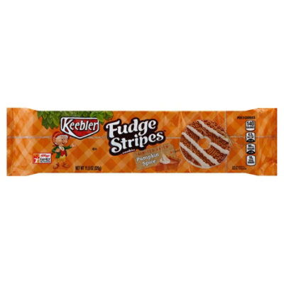 Keebler Fudge Stripes Cookies Pumpkin Spice 11.5 Oz Safeway
