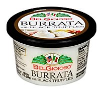 BelGioioso Fresh Mozzarella Cheese Burrata Black Truffle Balls - 8 Oz