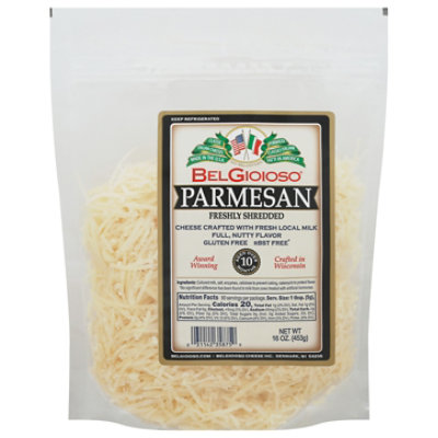 BelGioioso Cheese Freshly Shredded Parmesan Bag - 16 Oz - Image 3