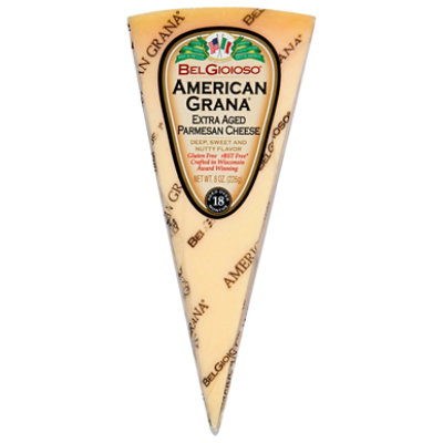 BelGioioso American Grana Extra Aged Parmesan Cheese Wedge - 8 Oz