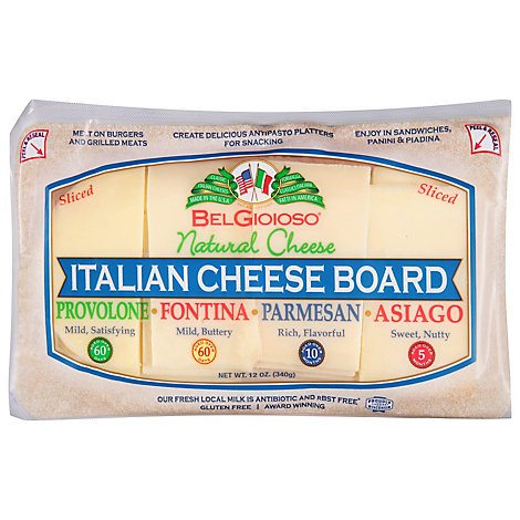 BelGioioso Freshly Sliced Italian Cheese Board - 12 Oz