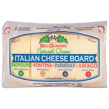 BelGioioso Freshly Sliced Italian Cheese Board - 12 Oz - Image 1