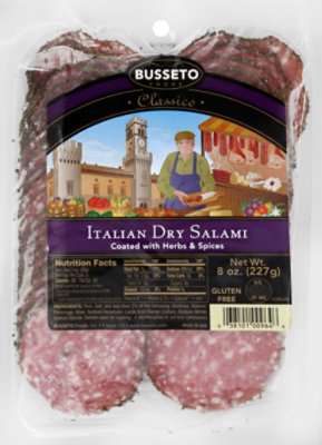 Busseto Sliced Herb Coated Salami - 8 Oz - Image 2