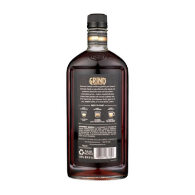 Grind Arabica Coffee Beans Espresso Shot Rum 60 Proof - 750 Ml - Image 3