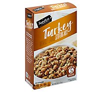 Signature SELECT Stuffing Mix Turkey Flavored Box - 6 Oz