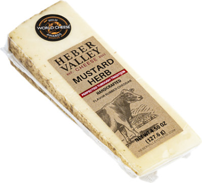 Heber Valley Mustard Herb Cheese - 4.5 Oz - Image 1