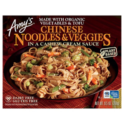 Amys Noodles & Veggies Chinese - 9.5 Oz 