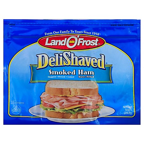 Land O Frost Deli Shaved Smoked Ham - 9 Oz