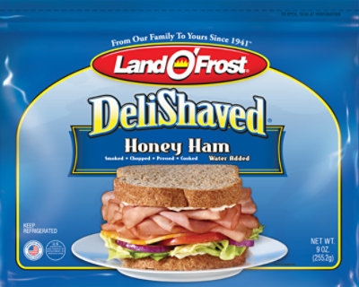 Land O Frost DeliShaved Honey Ham - 9 Oz - Image 1