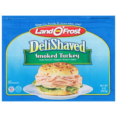 Land O Frost DeliShaved Smoked Turkey - 9 Oz - Image 2