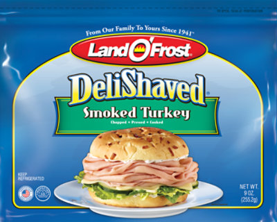 Land O Frost DeliShaved Smoked Turkey - 9 Oz - Image 1