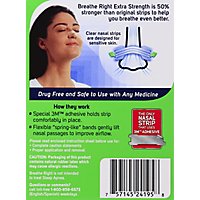 Breathe Right Nasal Strips Extra Clear - 26 Count - Image 4