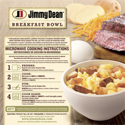 Jimmy Dean Steak Egg & Cheese Breakfast Bowl - 7 Oz - Image 5