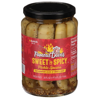 Famous Daves Pickle Spears Signature Spicy - 24 Fl. Oz. - Image 3