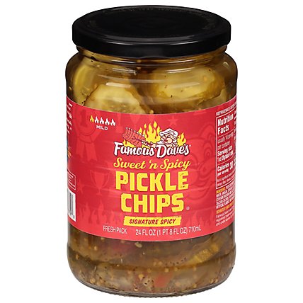 Famous Daves Pickle Chips Signature Spicy - 24 Fl. Oz. - Image 2