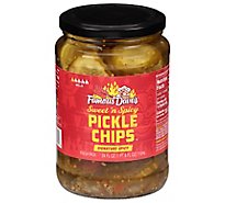 Famous Daves Pickle Chips Signature Spicy - 24 Fl. Oz.