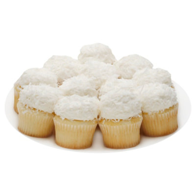 Bakery Cake Cupcake White 9 Count - Each