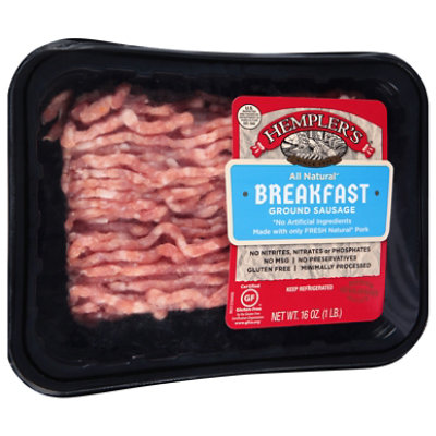 Hempler's Ground Breakfast Sausage - 16 Oz