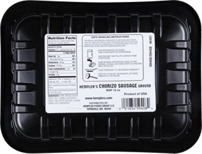 Hemplers Ground Chorizo Sausage - 16 Oz - Image 6