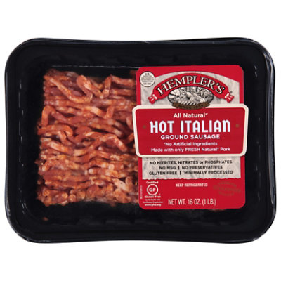 Hemplers Ground Hot Italian Sausage - 16 Oz - Image 3