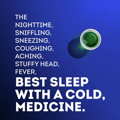 Vicks NyQuil Severe Cold & Flu Relief Nighttime Liquid Original - 12 Fl. Oz. - Image 3