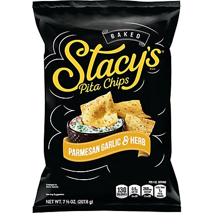 Stacy's Parmesan Garlic & Herb Baked Pita Chips - 7.33 Oz - Image 2