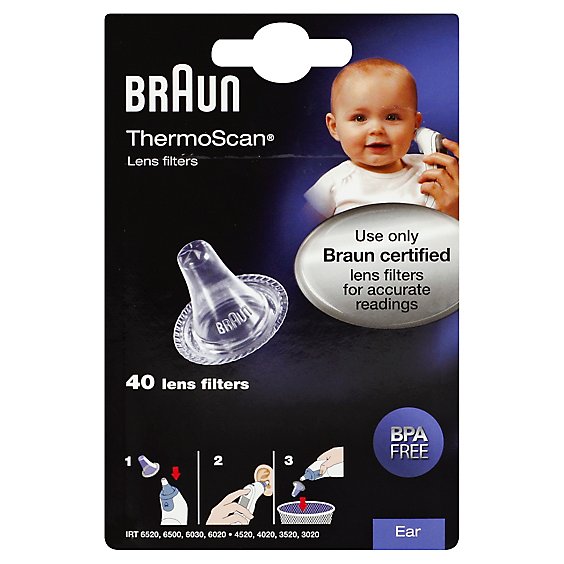 Braun ThermoScan Lens Filters Ear - 40 Count