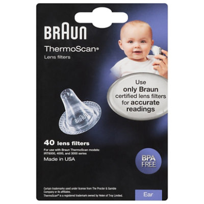 Braun ThermoScan Lens Filters Ear - 40 Count