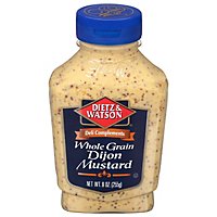 Dietz & Watson Whole Grain Dijon Mustard - 9 Oz - Image 1