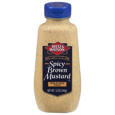 Dietz & Watson Spicy Brown Mustard - 12 Oz - Image 1