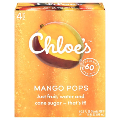 Chloe's Mango Pops - 4-2.5 Fl. Oz. - Image 3