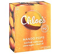 Chloes Pops Mango - 4-2.5 Fl. Oz.