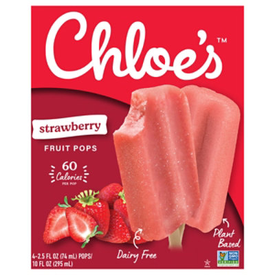 Chloe's Strawberry Pops - 4-2.5 Fl. Oz. - Image 3