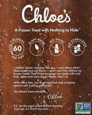 Chloe's Dark Chocolate Pops - 4-2.5 Fl. Oz. - Image 6