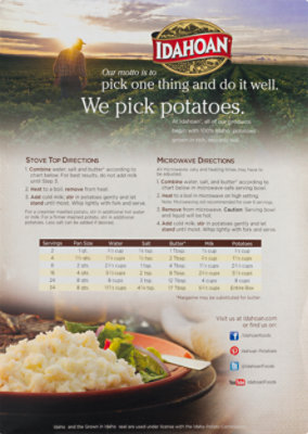 Idahoan Original Mashed Potatoes Box - 26.2 Oz - Image 8