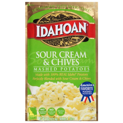 Idahoan Sour Cream & Chives Mashed Potatoes Pouch - 4 Oz - Image 4