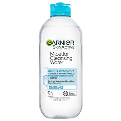 Garnier SkinActive Micellar Cleansing Water Removes Waterproof Makeup - 13.5 Fl. Oz. - Image 1