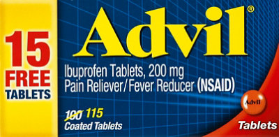 Advil Ibuprofen Tablets 200mg Coated - 100 Count - Image 2