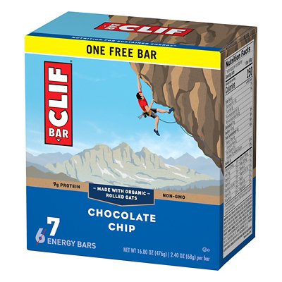 CLIF Energy Bar Chocolate Chip - 7-2.4 Oz - Image 3