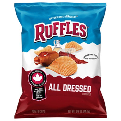 Ruffles Potato Chips All Dressed - 2.62 Oz