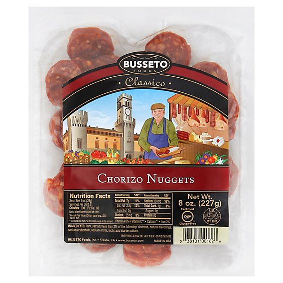 Busseto Nuggets Salami Chorizo - 8 Oz