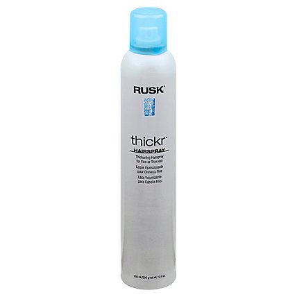 RUSK Designer Collection Thickr Hairspray Thickening - 10.6 Fl. Oz. - Image 1
