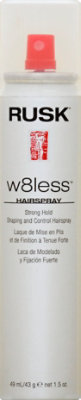 RUSK Designer Collection W8less Plus Hairspray Shaping and Control Strong Hold - 1.5 Oz - Image 2