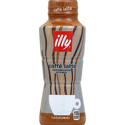 illy Espresso Drink with Milk caffe latte - 11.5 Fl. Oz. - Image 2