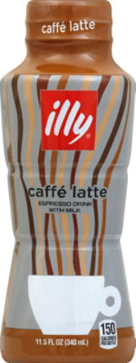 illy Espresso Drink with Milk caffe latte - 11.5 Fl. Oz. - Image 2