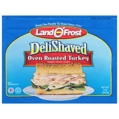 Land O Frost DeliShaved Oven Roasted Turkey - 9 Oz - Image 2