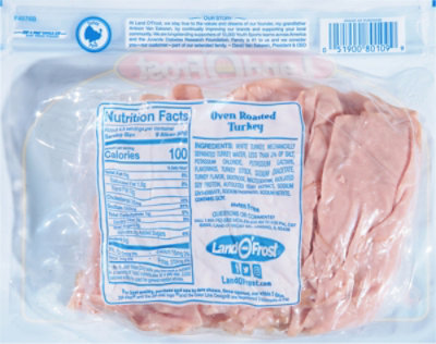 Land O Frost DeliShaved Oven Roasted Turkey - 9 Oz - Image 5