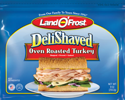 Land O Frost DeliShaved Oven Roasted Turkey - 9 Oz - Image 1