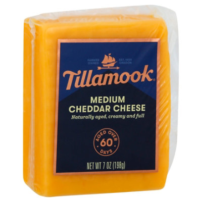 Tillamook Cheese Deli Med Chdr - 7 Oz